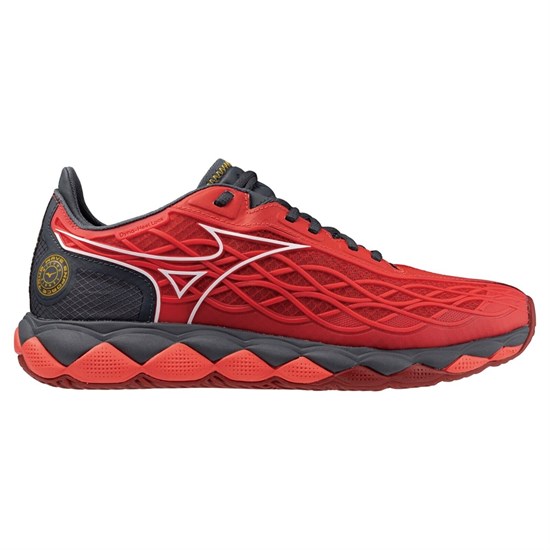 Mizuno WAVE ENFORCE TOUR AC Кроссовки теннисные Красный/Черный - фото 271164