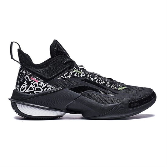 Li-Ning POWER 10 PREMIUM "NINJA" Кроссовки баскетбольные Черный/Белый - фото 271179