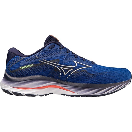 Mizuno WAVE RIDER 27 Кроссовки беговые Синий - фото 271638