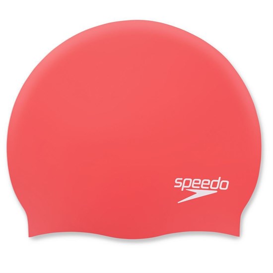 Speedo PLAIN MOLDED SILCONE CAP Шапочка для плавания Красный - фото 271725