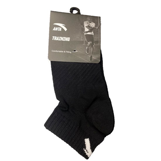 Anta TRAINING SOCKS Носки спортивные короткие Черный/Белый - фото 272152