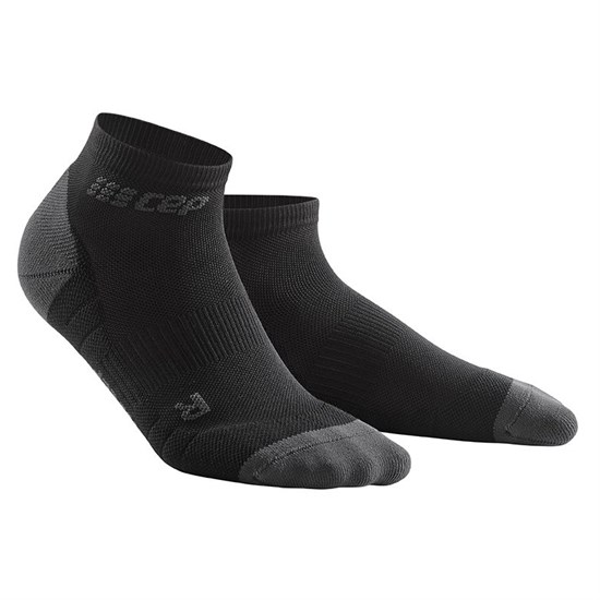 CEP LOW CUT COMPRESSION SOCKS 3.0 (W) Компрессионные короткие носки женские Черный/Серый - фото 272199