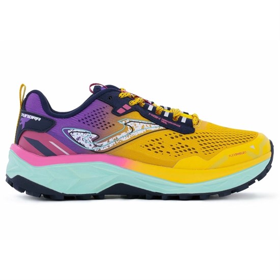 Joma TUNDRA (W) Кроссовки беговые женские Желтый/Фиолетовый - фото 272219