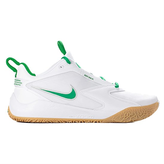 Nike ZOOM HYPERACE 3 Кроссовки волейбольные Белый/Зеленый - фото 273428