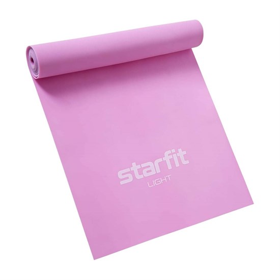 Starfit CORE ES-201 Лента для пилатеса 1200*150*0,35 мм Розовый пастель - фото 274117