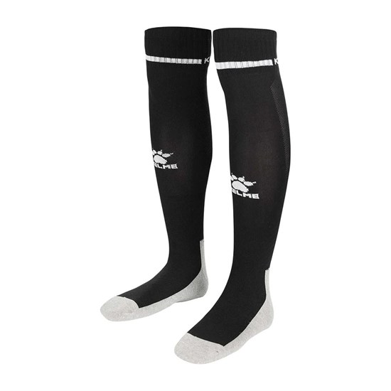 Kelme CHILDREN'S FOOTBALL SOCKS Гетры футбольные детские Черный/Белый - фото 274800