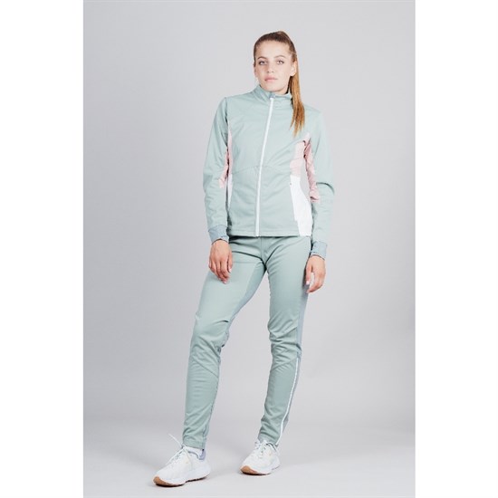 Nordski PRO (W) ICE MINT/SOFT PINK Куртка спортивная женская Голубой/Розовый - фото 275056