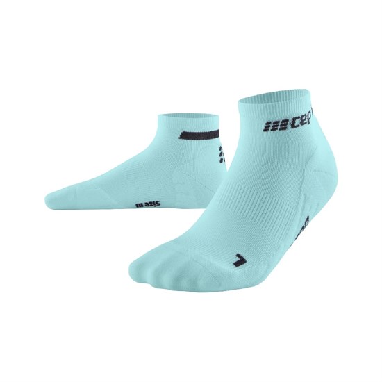 CEP THE RUN LOW CUT SOCKS 4.0 (W) Компрессионные короткие носки женские Голубой - фото 275513