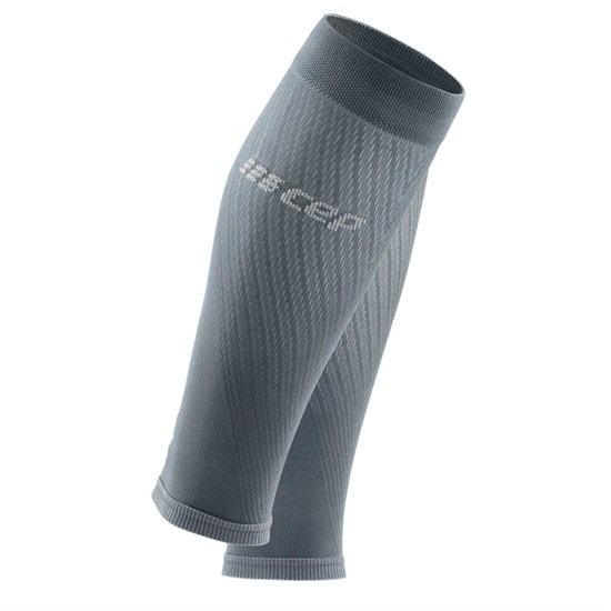 CEP ULTRALIGHT COMPRESSION CALF SLEEVES Компрессионные гетры для бега ультратонкие Серый - фото 275700