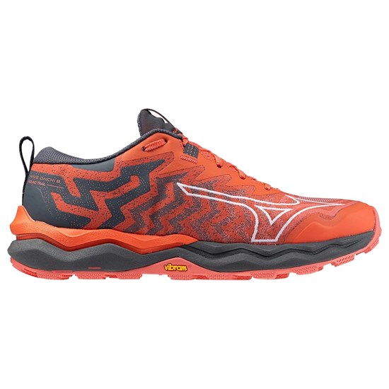 Mizuno WAVE DAICHI 8 (W) Кроссовки беговые женские Оранжевый/Серый - фото 276111