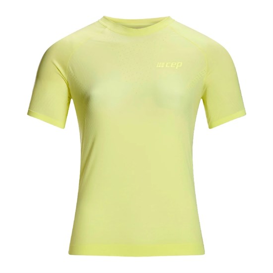 CEP ULTRALIGHT SHORT SLEEVE SHIRT (W) Футболка беговая женская Желтый - фото 276195