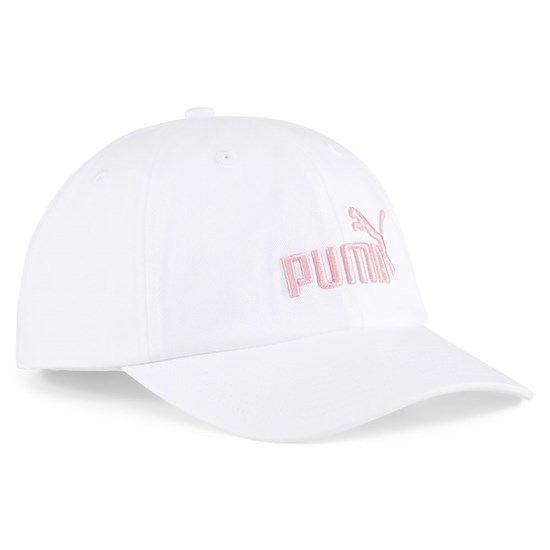 Puma ESSENTIALS NO.1 CAP Бейсболка Белый/Розовый - фото 276909