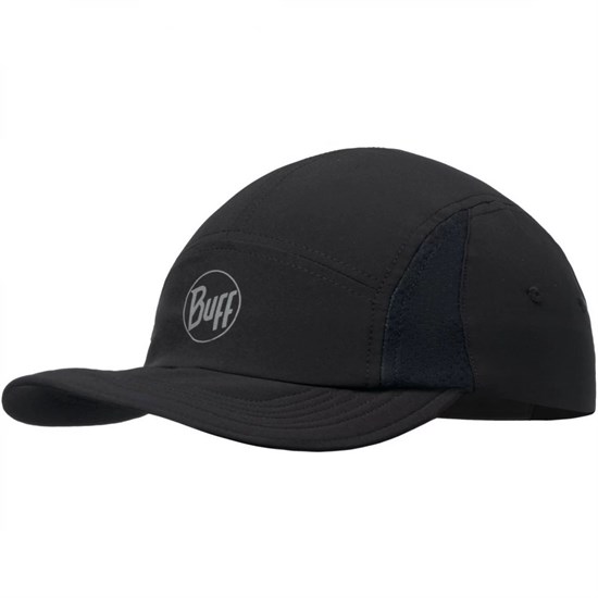 Buff 5 PANEL GO CAP SOLID BLACK Бейсболка беговая Черный - фото 277060