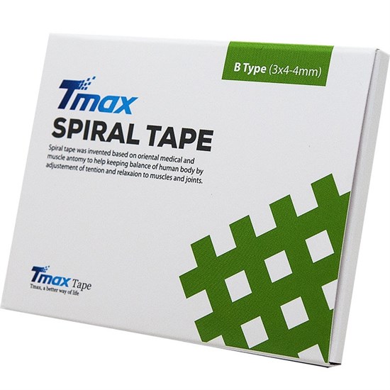 Tmax SPIRAL TAPE TYPE B Кросс-тейп Синий (20 листов) - фото 277165