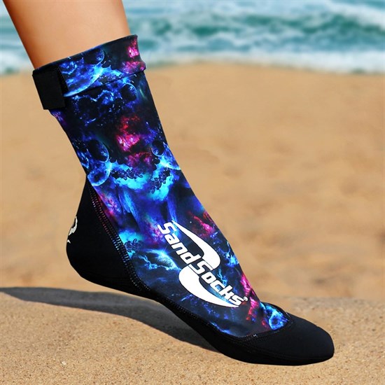 Vincere SAND SOCKS NEBULA Носки для пляжного волейбола Черный/Синий - фото 277224