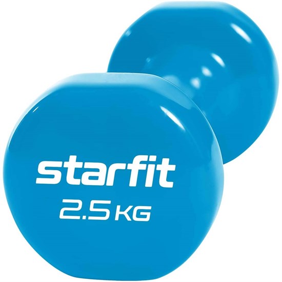 Starfit CORE DB-101 2,5 КГ Гантель виниловая - фото 278024