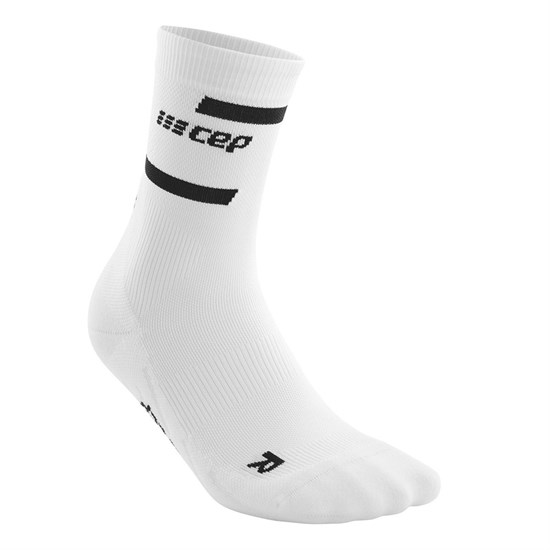 CEP THE RUN COMPRESSION MID CUT SOCKS 4.0 Компрессионные носки Белый/Черный - фото 279536