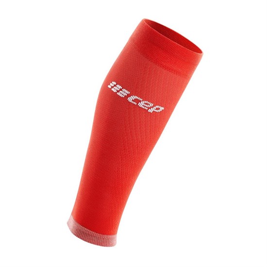 CEP ULTRALIGHT COMPRESSION CALF SLEEVES Компрессионные гетры для бега ультратонкие Красный - фото 281345