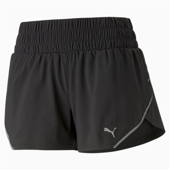 Puma WOVEN 3" SHORTS (W) Шорты беговые женские Черный - фото 281408