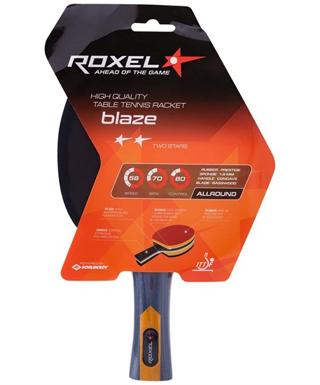Roxel 2** BLAZE Ракетка для настольного тенниса - фото 281582