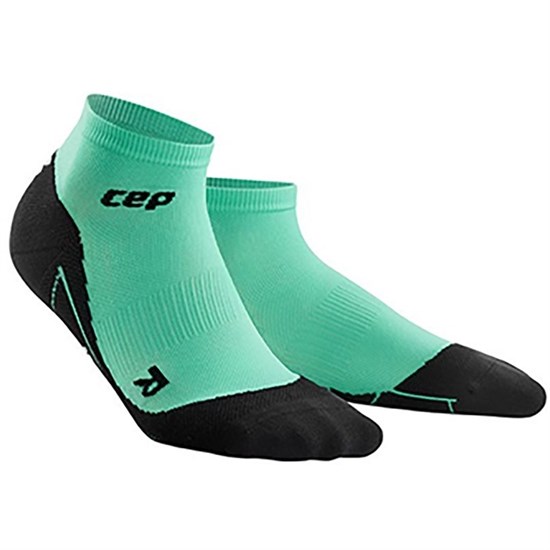 CEP COMPRESSION LOW CUT SOCKS PASTEL Компрессионные короткие носки для занятий спортом Зеленый - фото 281692