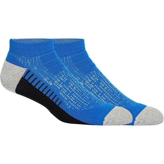 Asics ULTRA COMFORT QUARTER SOCK Носки беговые низкие Синий/Серый/Черный - фото 281946