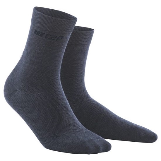 CEP ALLDAY MERINO MID CUT SOCKS Компрессионные носки с шерстью мериноса для восстановления Темно-синий - фото 282972