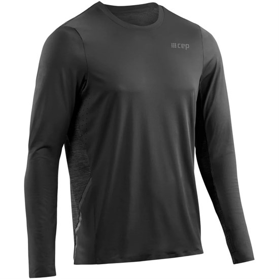 CEP RUN LONG SLEEVE SHIRT Футболка беговая с длинным рукавом Черный - фото 283038