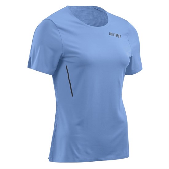 CEP ULTRALIGHT SHORT SLEEVE SHIRT (W) Футболка беговая женская Голубой - фото 283209