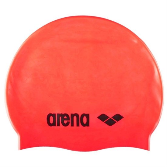 Arena CLASSIC SILICONE Шапочка для плавания Красный/Черный - фото 283500