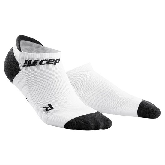 CEP NO SHOW COMPRESSION SOCKS 3.0 Носки беговые ультракороткие Белый/Черный - фото 283709