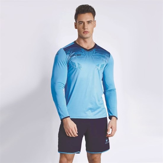 Kelme GOALKEEPER lONGSLEEVE SUIT Форма вратарская Голубой/Темно-синий - фото 284625