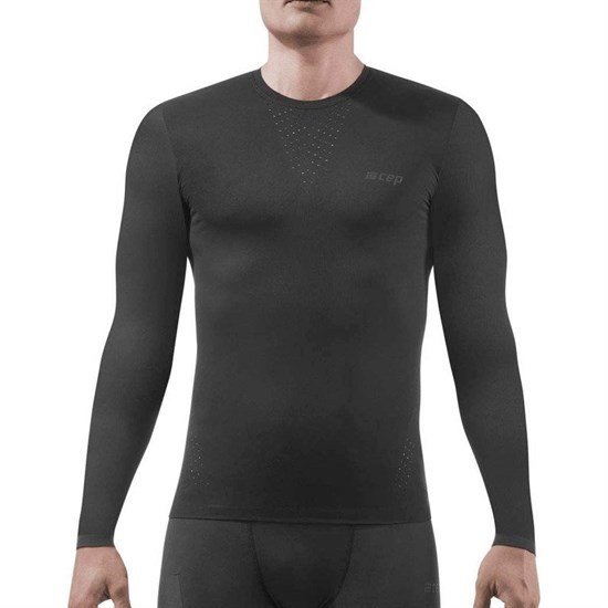 CEP ULTRALIGHT LONG SLEEVE RUN SHIRT Футболка беговая с длинным рукавом Черный - фото 284786