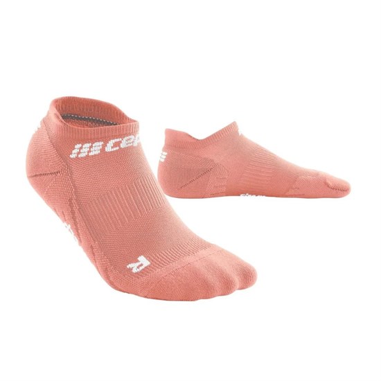 CEP THE RUN NO SHOW SOCKS 4.0 (W) Носки беговые ультракороткие женские Бледно-розовый - фото 284843