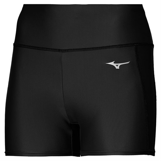 Mizuno CORE SHORT TIGHTS (W) Шорты беговые женские Черный - фото 285241