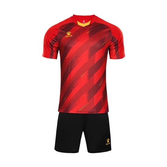 Kelme SHORT SLEEVE FOOTBALL SUIT Форма футбольная Красный/Черный - фото 285933