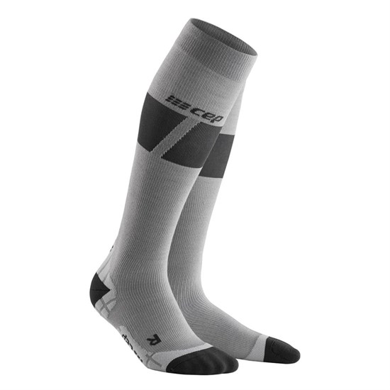 CEP SKI ULTRALIGHT TALL COMPRESSION SOCKS Компрессионные гольфы для лыжных гонок Серый - фото 286375