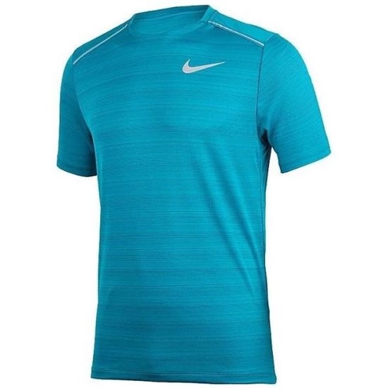 Nike DRI-FIT MILER Футболка беговая Голубой* - фото 286458