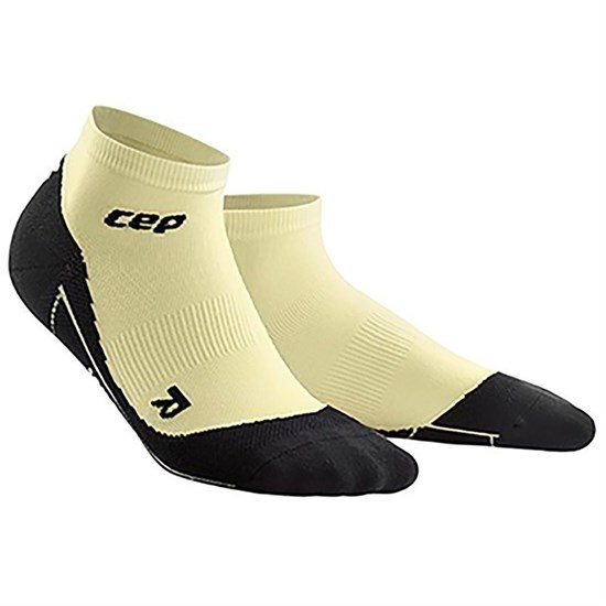 CEP COMPRESSION LOW CUT SOCKS PASTEL Компрессионные короткие носки для занятий спортом Желтый - фото 286559