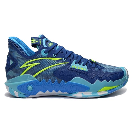 Anta SHOCK WAVE 5 KYRIE IRVING "BLUE NEON" Кроссовки баскетбольные Синий/Голубой - фото 286701