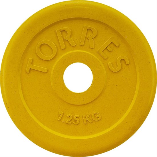 Torres PL50381 Диск обрезиненный 1,25 кг - фото 287085
