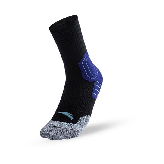 Anta BASKETBALL CREW SOCKS Носки баскетбольные высокие Черный/Синий - фото 287375