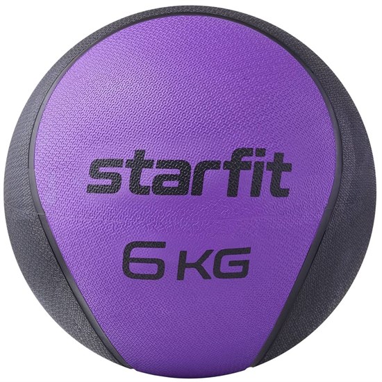 Starfit PRO GB-702 6 КГ Медбол Фиолетовый - фото 287487