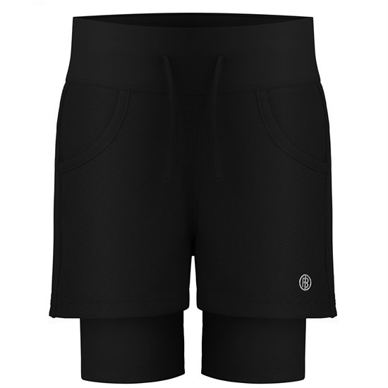 Poivre Blanc ECO-ACTIVE LIGHT SHORTS Шорты теннисные детские Черный - фото 287517