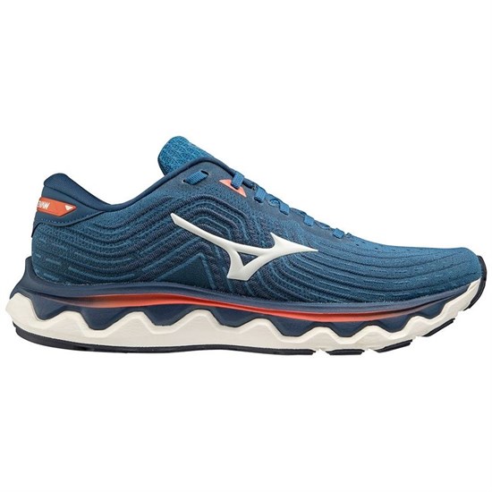 Mizuno WAVE HORIZON 6 Кроссовки беговые Синий - фото 288501