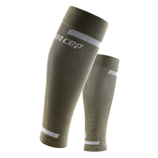 CEP THE RUN COMPRESSION CALF SLEEVES 4.0 (W) Компрессионные гетры женские Оливковый/Серый - фото 288802