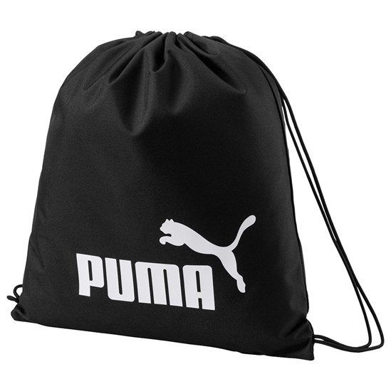 Puma PHASE GYM SACK Сумка-мешок спортивная Черный/Белый - фото 289550