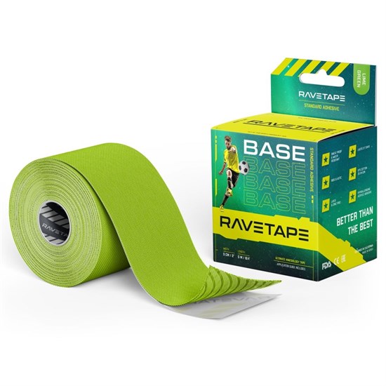 RaveTape BASE 5см×5м Кинезиотейп Лайм - фото 289772