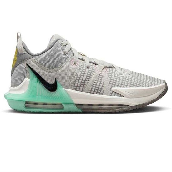 Nike LEBRON WITNESS VII "DELORIAN" Кроссовки баскетбольные Серый/Голубой - фото 290655