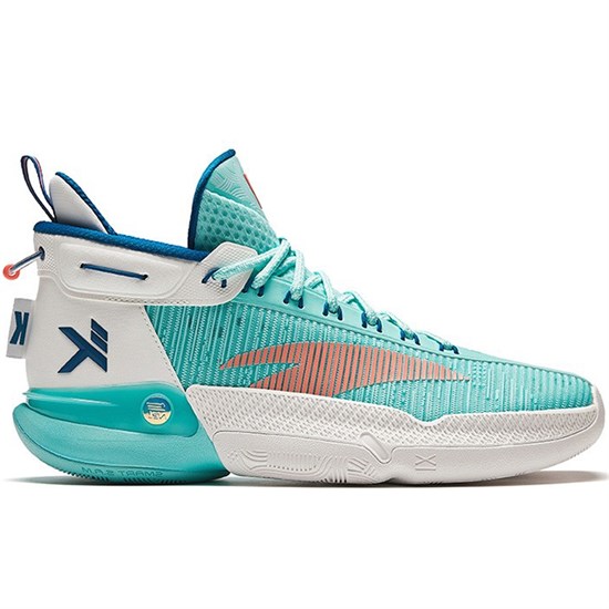 Anta KLAY THOMPSON KT9 "BLUE WATER" Кроссовки баскетбольные Голубой/Белый - фото 290745